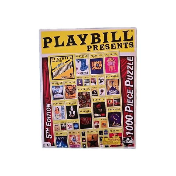 Playbill Presents Best Broadway 1000 Piece Jigsaw Puzzle 5th Edition, Musicals - Picture 1 of 10